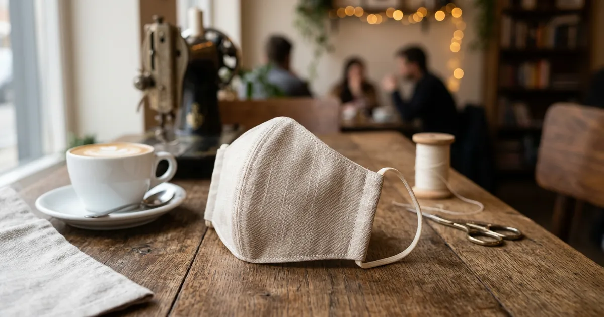 立体マスクの作り方｜ミシンで簡単！型紙不要で作れる布マスク