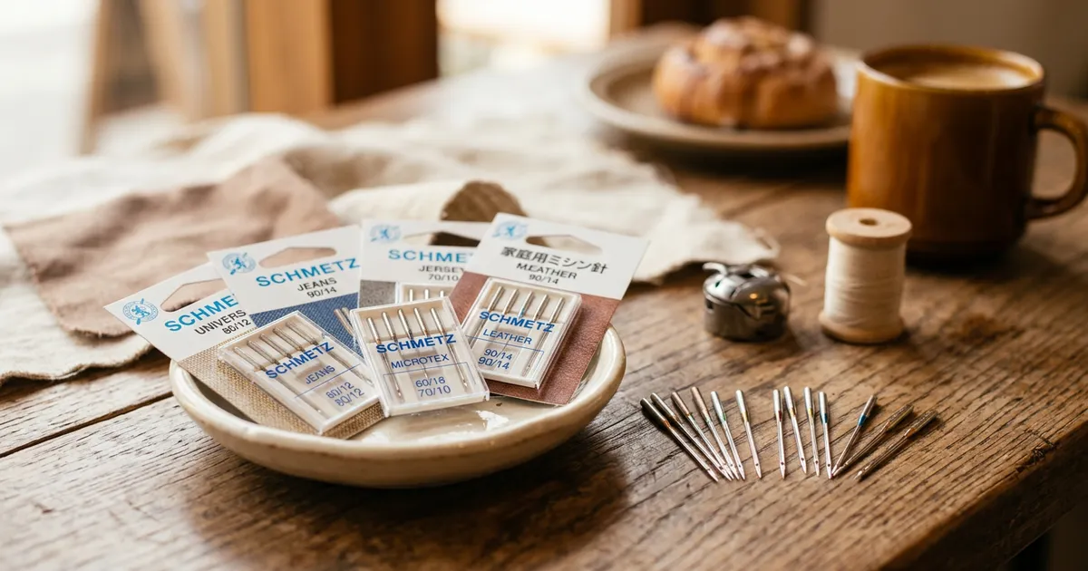 ミシン針の種類と選び方｜生地・用途別の正しい選び方